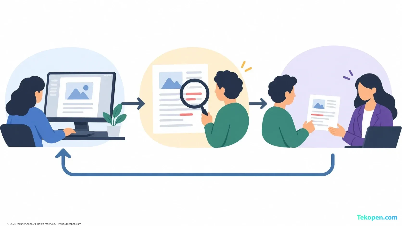 The process of carrying out, checking and handing over AI work